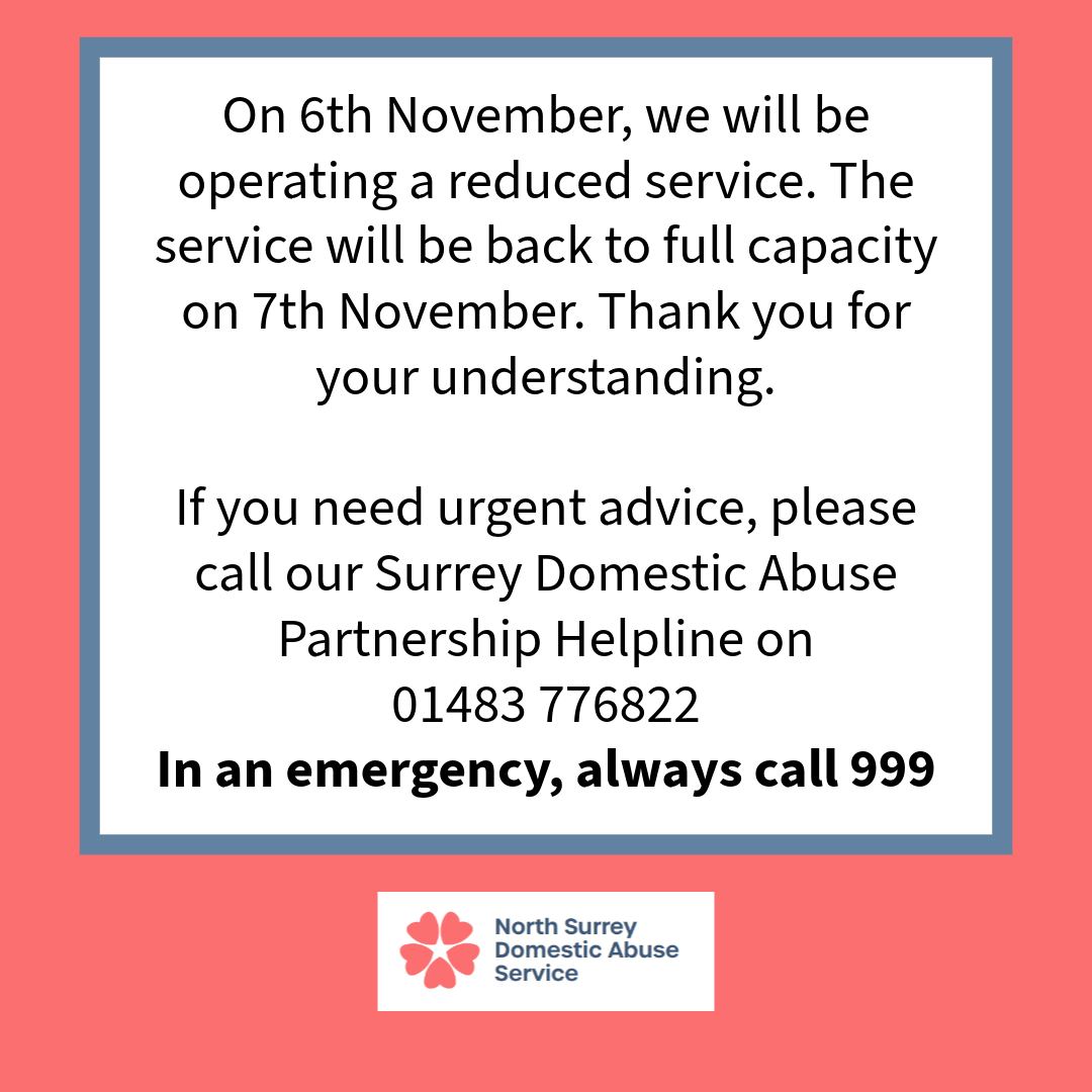 Service Update – 6th November